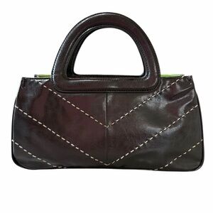 Vintage Victoria’s Secret Small Clutch Y2K Brown Faux Leather Indie Sleaze Purse